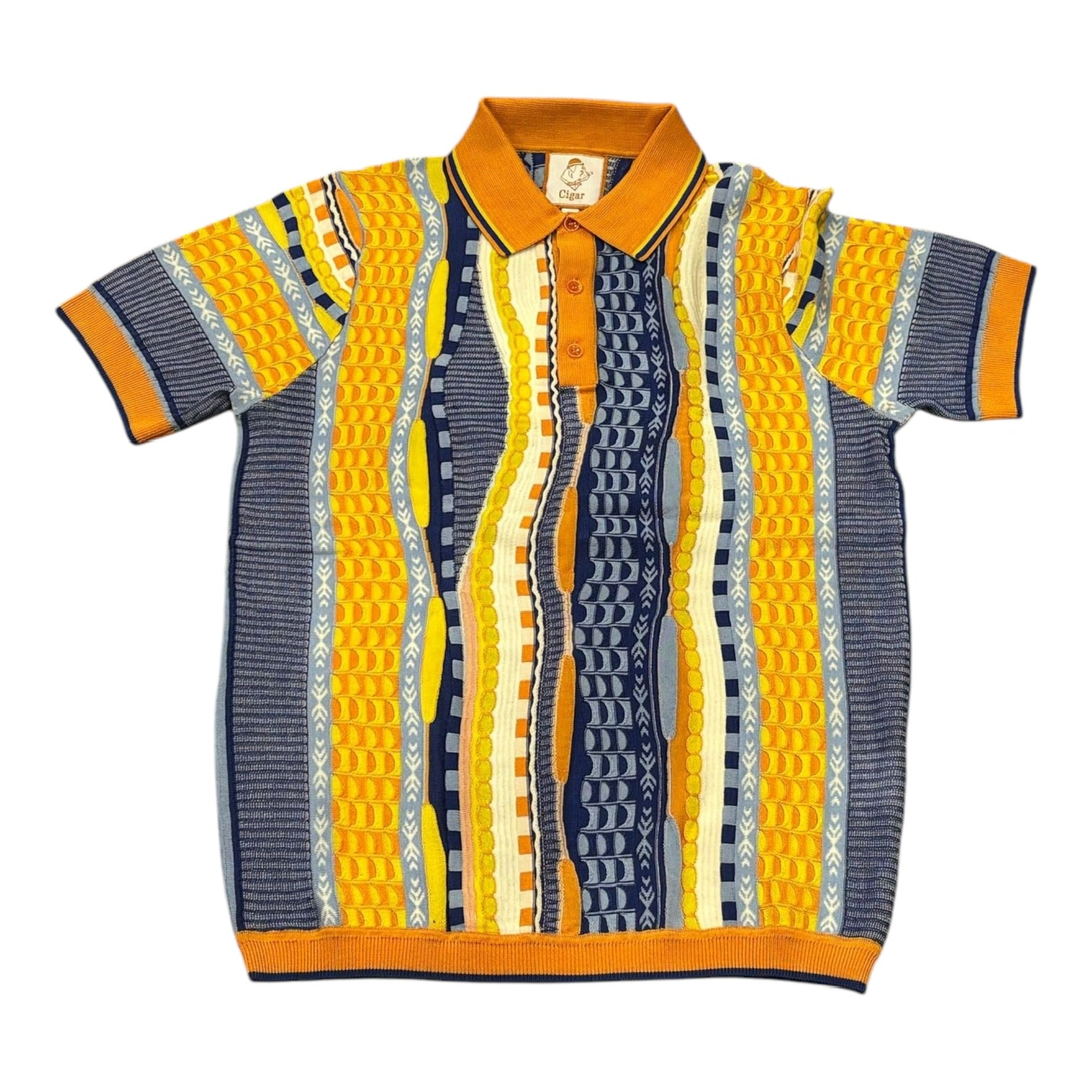 CIGAR COUTURE: SS Polo Knit PJ-1518